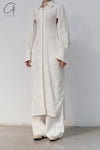 mame kurogouchi long shirt dress MM22SS DR033 white